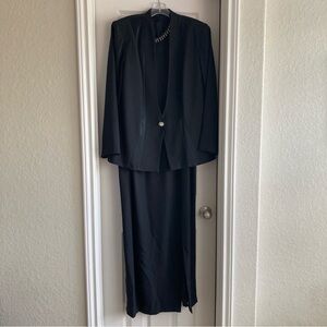 Black Karen Miller gown size 16W